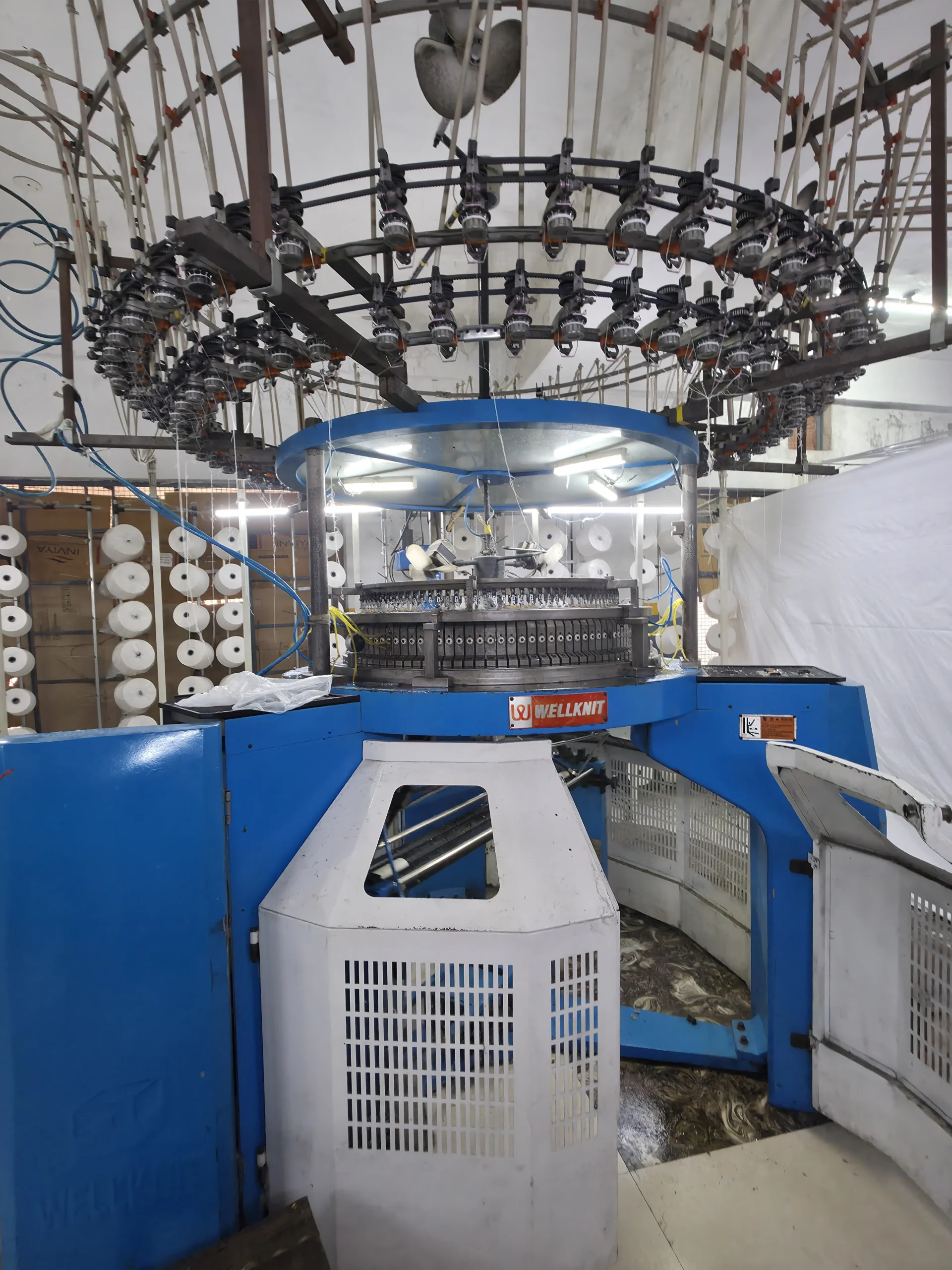 Gauge - 28, Diameter - 34 Inches, Feeder - 102, Brand - WELL KNIT, Model Year - 2017