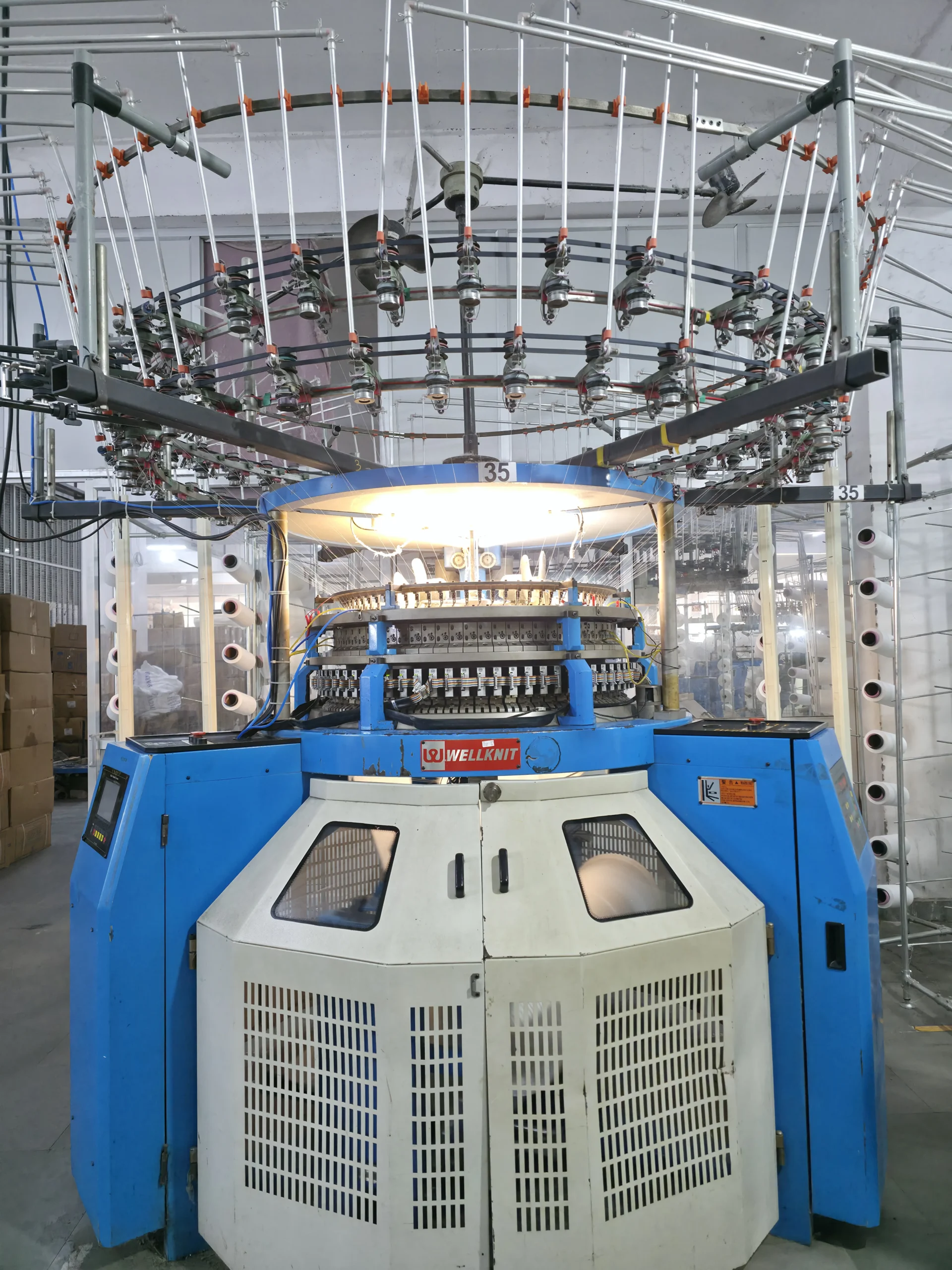 Gauge - 28, Diameter - 34 Inches, Feeder - 72, Brand - WELL KNIT, Model Year - 2019 (2)