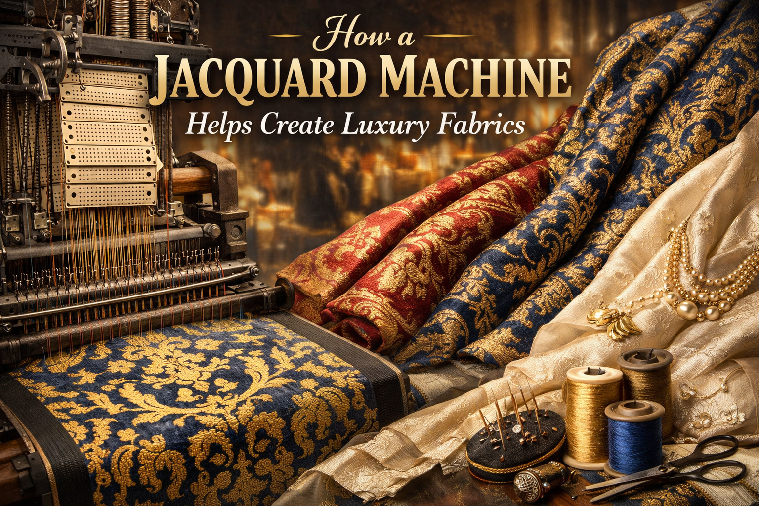 Jacquard Machine Luxury Fabrics