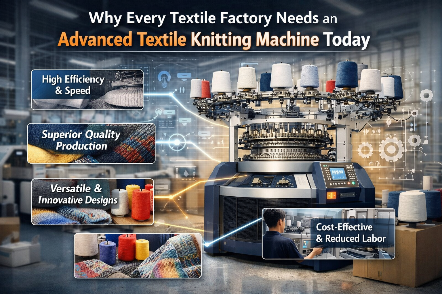 Why Every Textile Factory Needs an Advanced Textile Knitting Machine Today