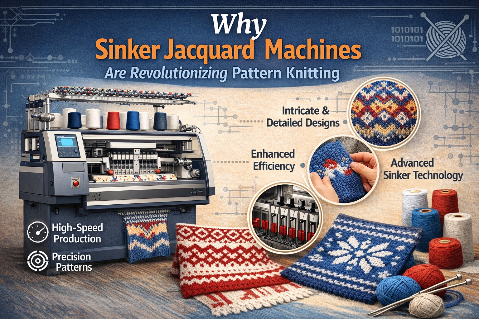 Why Sinker Jacquard Machines Are Revolutionizing Pattern Knitting