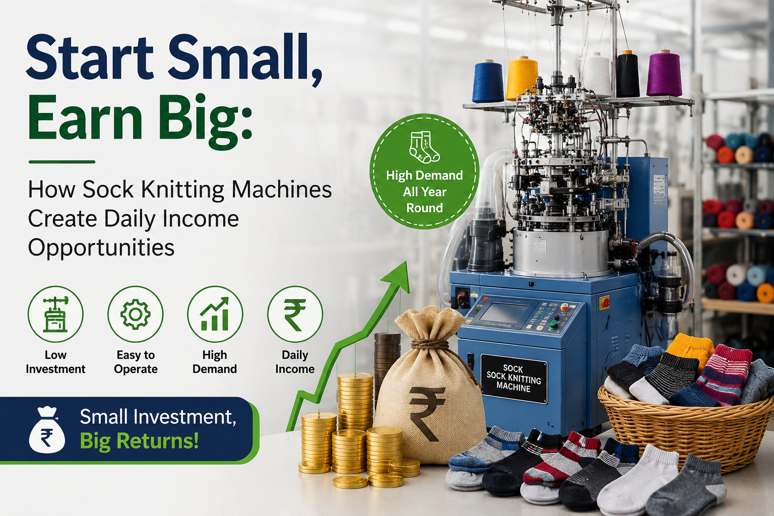 Start small earn big